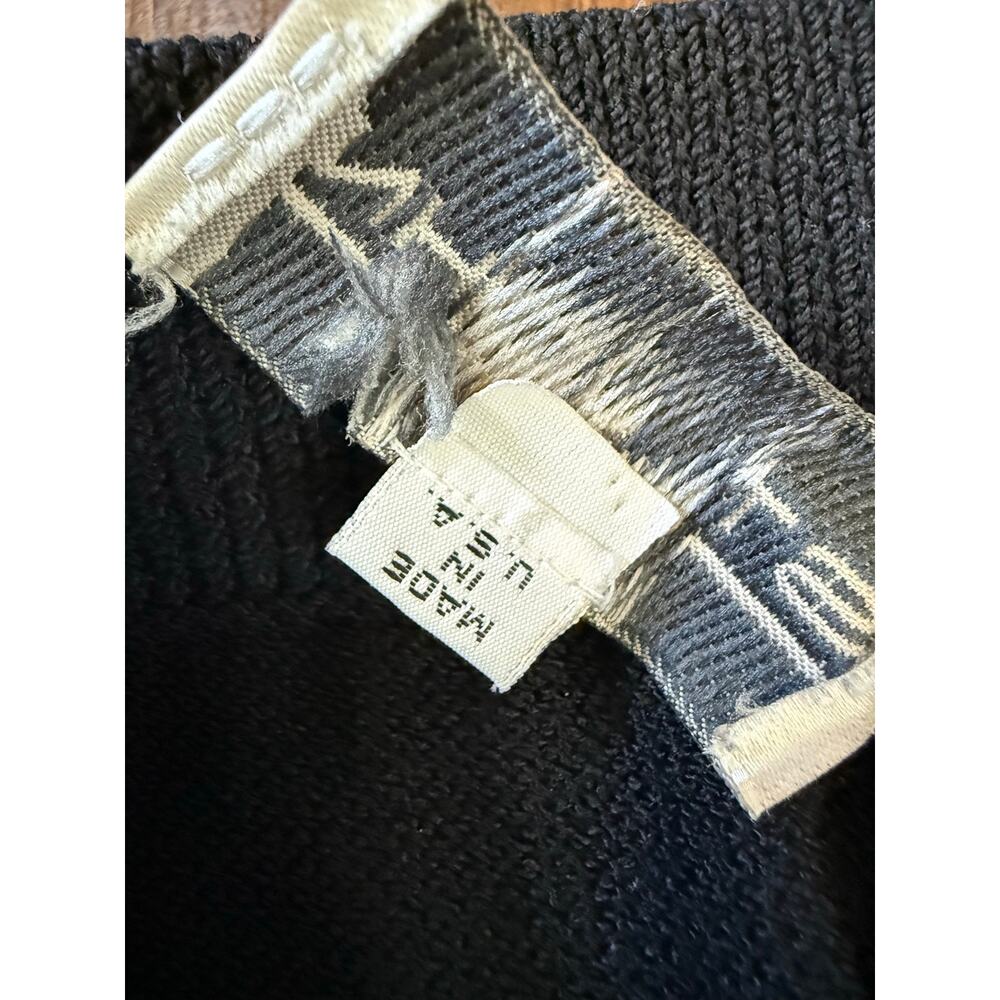 St. John Knit Pull On Skirt Black Sz 8 High Rise Contour Business Career Formal - Picture 6 of 6